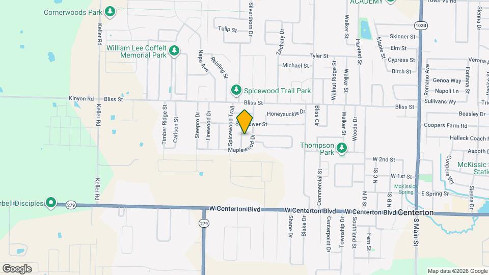 440 Brookfield Dr Map and Location Details