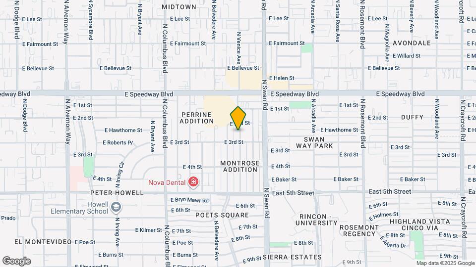 935 N Venice Ave Mapa y Detalles de la Ubicación