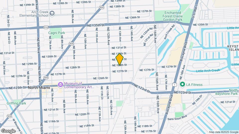 1282 NE 128th St Map and Location Details