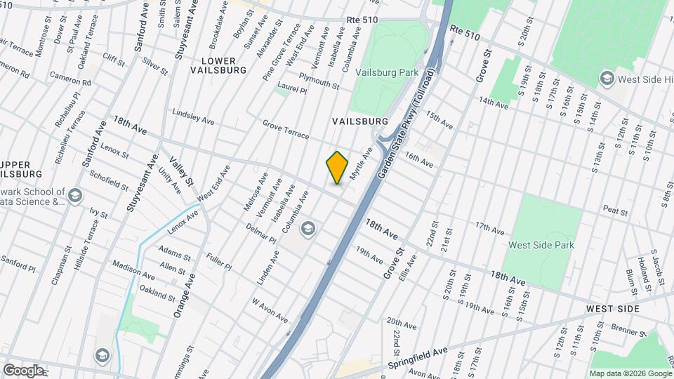341 Myrtle Ave, Unit 1 Mapa y Detalles de la Ubicación