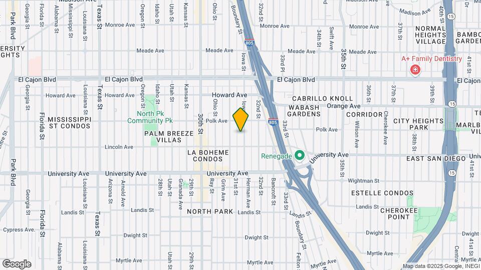 4046 Iowa St Mapa y Detalles de la Ubicación