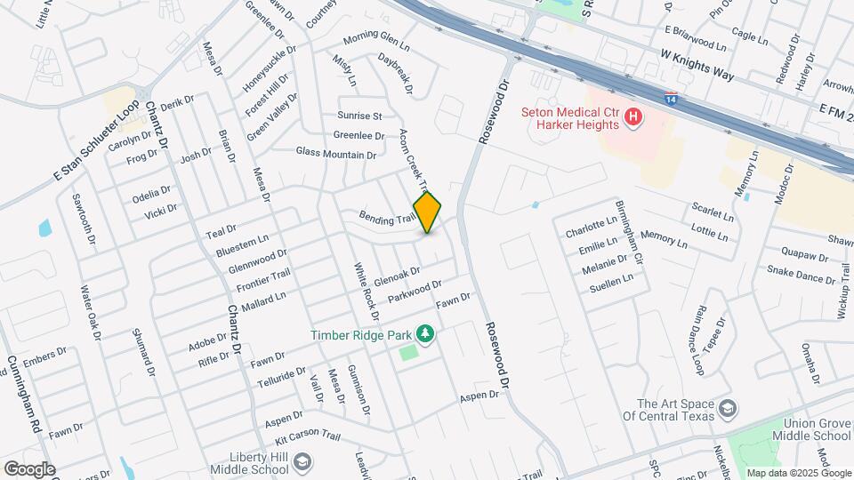 5106 Glennwood Dr Map and Location Details