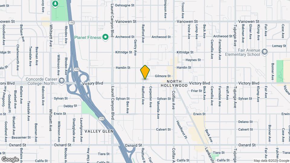 6402 Radford Ave Mapa y Detalles de la Ubicación