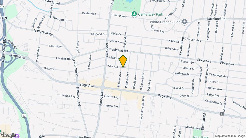 1836 Morven Ave Mapa y Detalles de la Ubicación