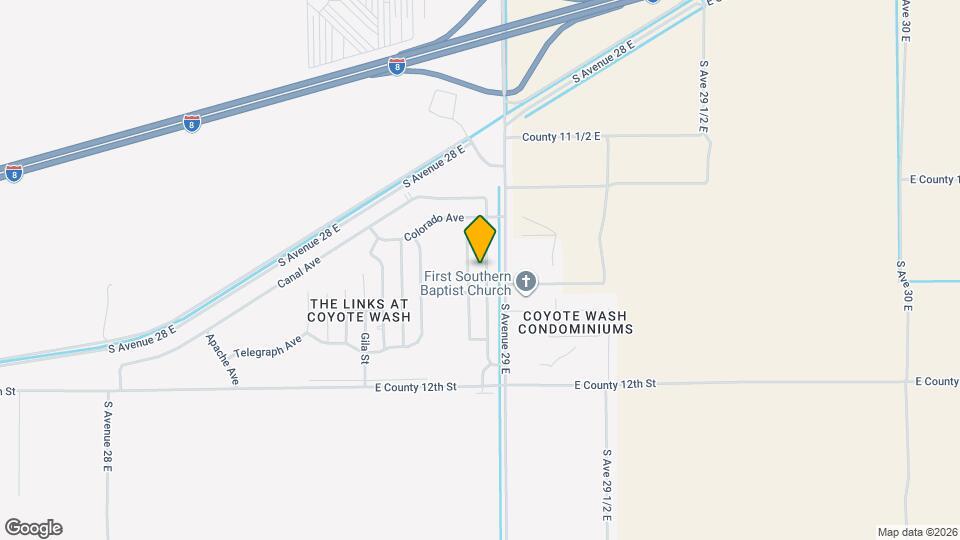 11682 Coyote Wash St Map and Location Details