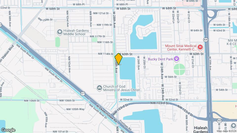 5783 W 28th Ave Map and Location Details