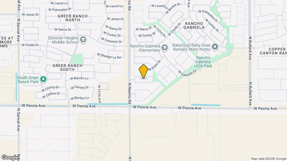 15438 W Mercer Ln Map and Location Details