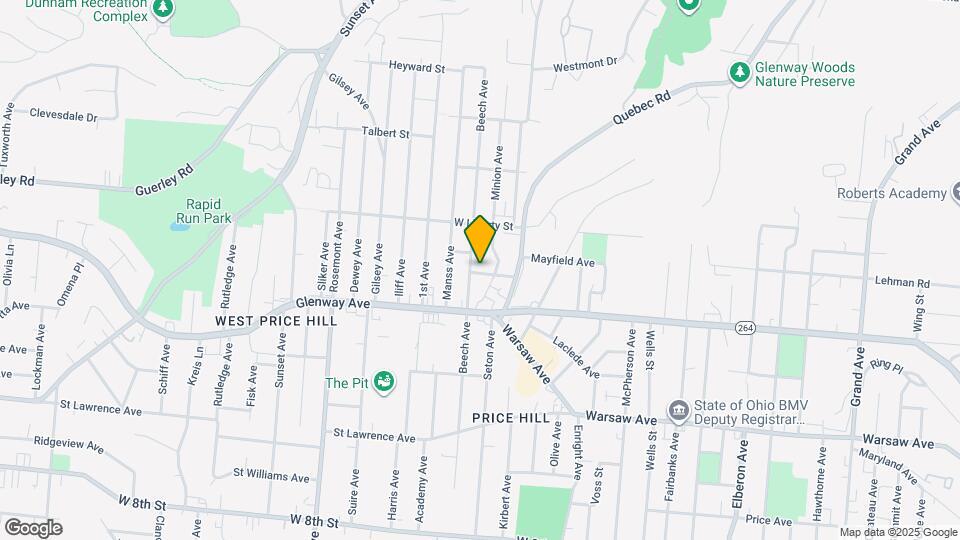 3864 Evers St Map and Location Details