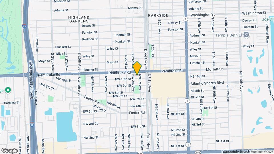 1013 NW 1st Ave Mapa y Detalles de la Ubicación