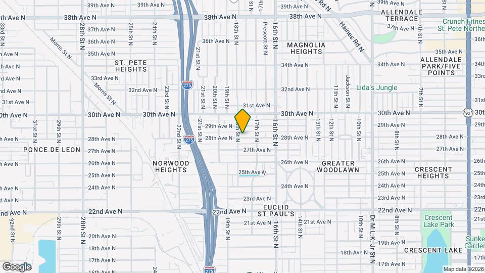 1761 28th Ave N Map and Location Details
