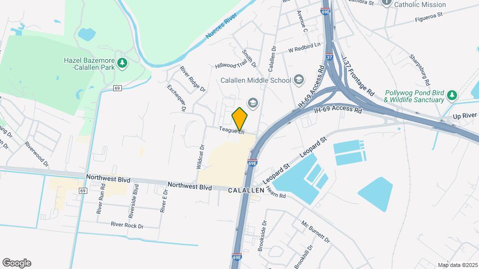 13661 Teague Ln Map and Location Details