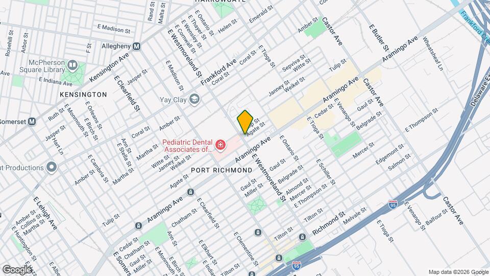 2315 E Westmoreland St, Unit 1 Mapa y Detalles de la Ubicación