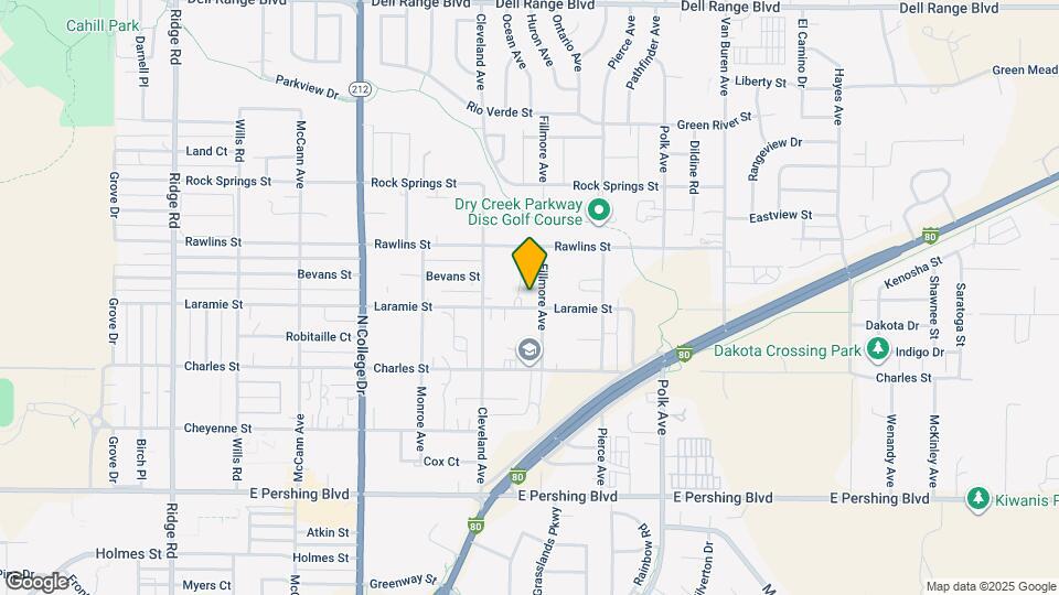 4514 Laramie St Map and Location Details