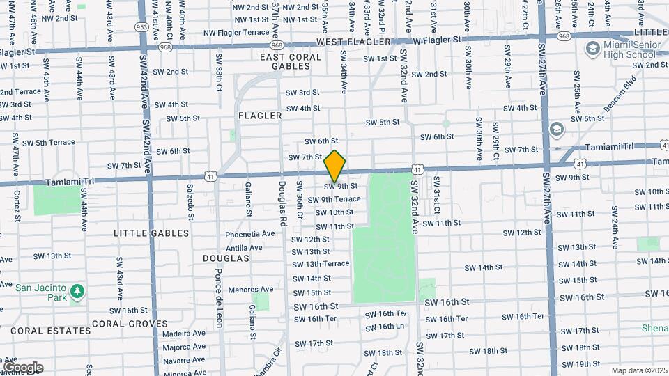 3490 SW 9th St Map and Location Details