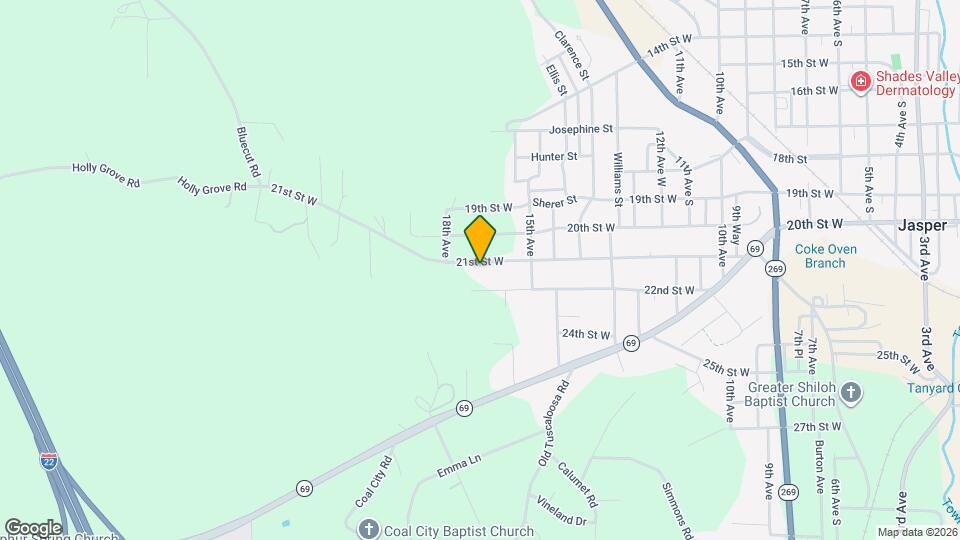 1713 21st St W Map and Location Details