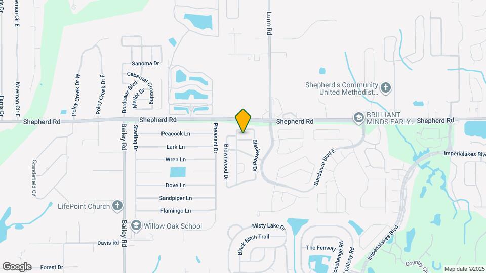 2710 Redwood St Map and Location Details