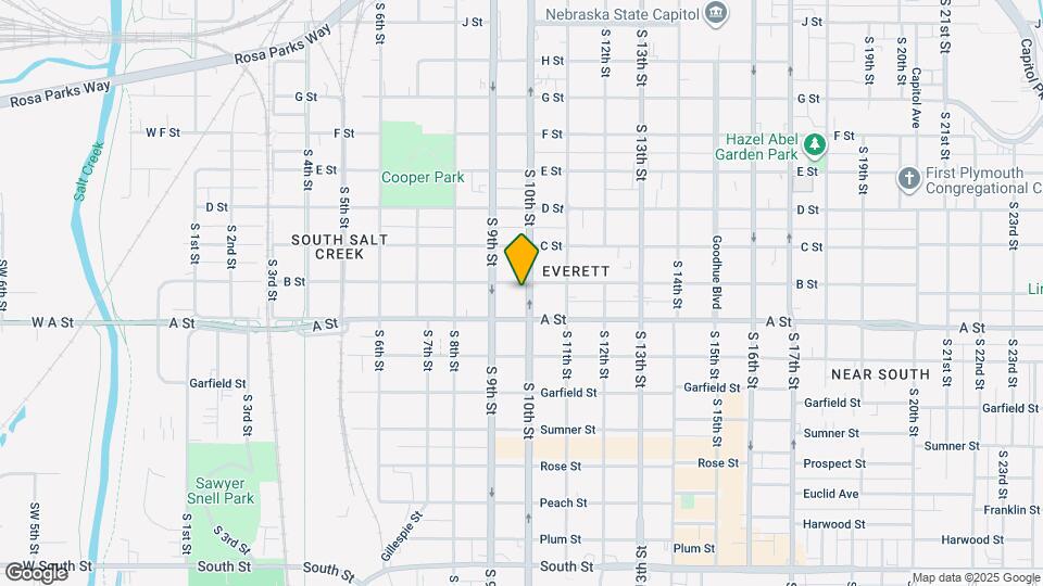 1309 S 10th St Map and Location Details