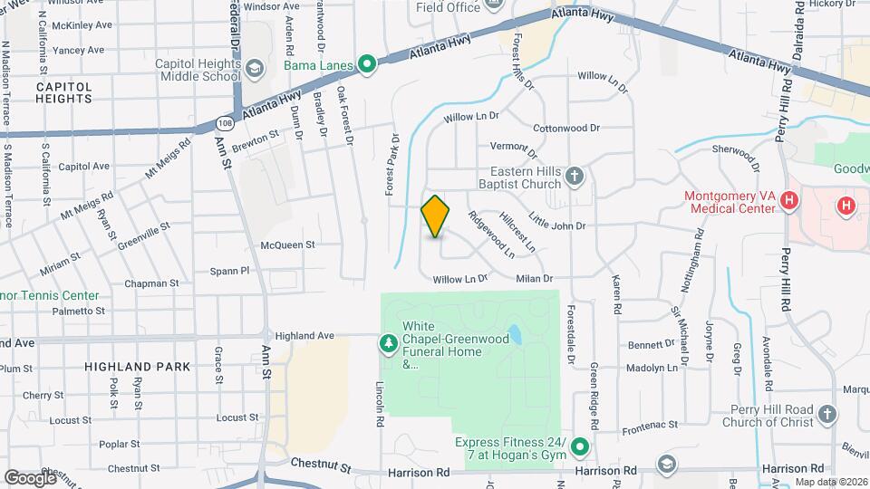 2953 Woodforest Ln, Unit 4-4107 Mapa y Detalles de la Ubicación