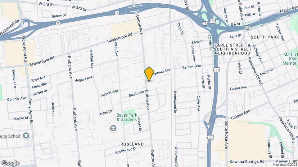 1194-1196 Dutton Ave Mapa y Detalles de la Ubicación