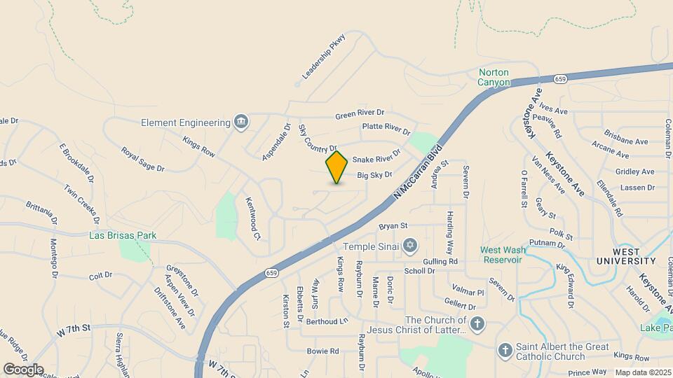 3575 Balboa Dr Map and Location Details