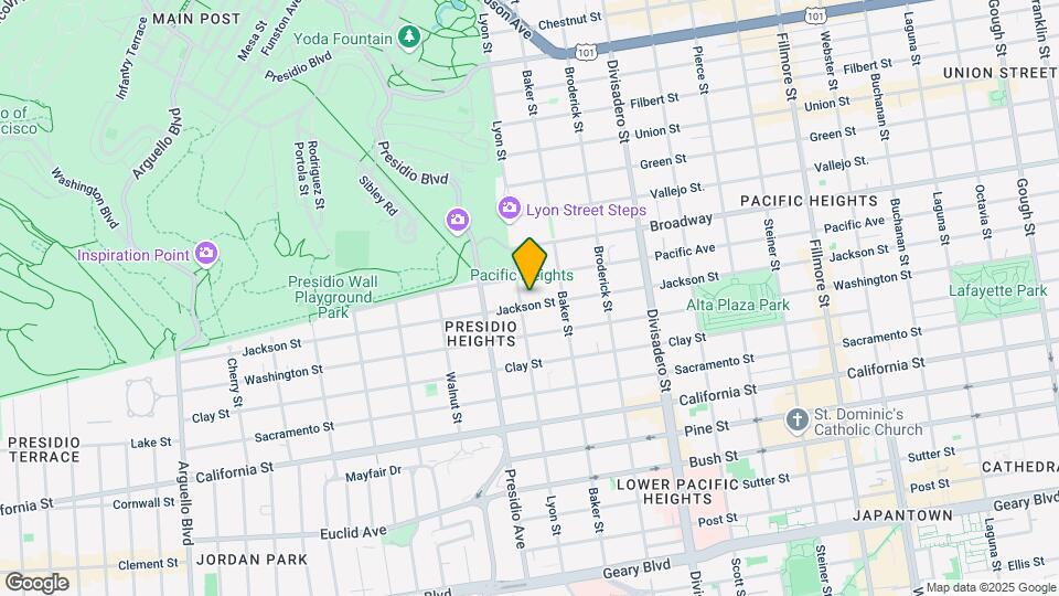 3080 Jackson St Mapa y Detalles de la Ubicación
