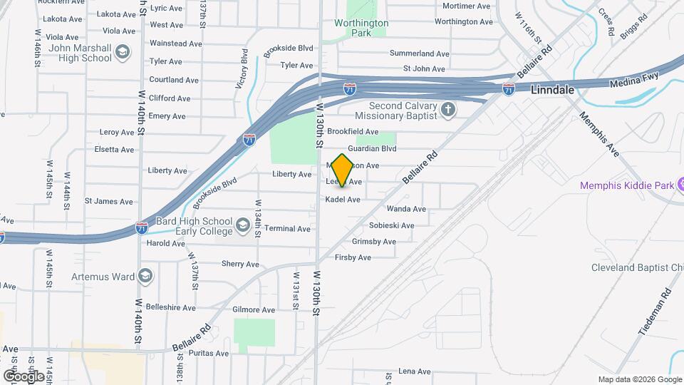 12808 Kadel Ave Map and Location Details