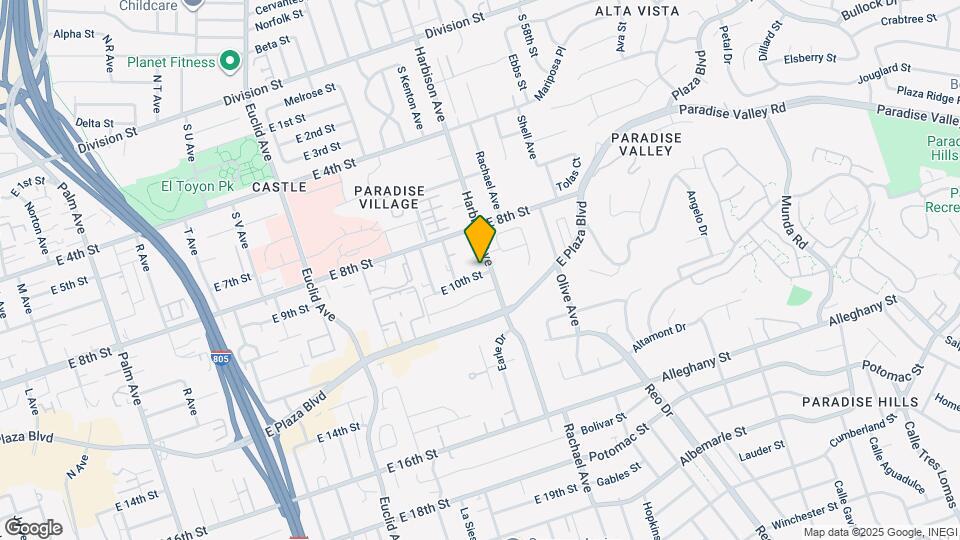 3019-23 E 10th St Map and Location Details