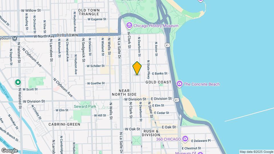 1320 N Dearborn St, Unit 10E Map and Location Details