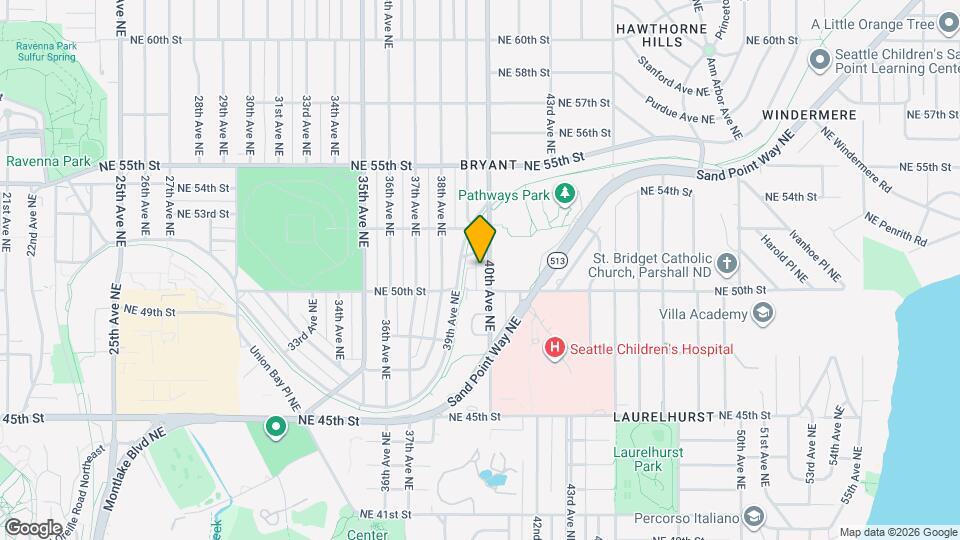 5017 40th Ave NE Map and Location Details