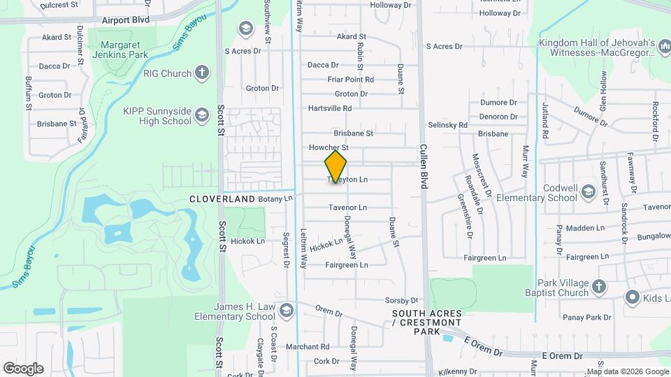 4215 Botany Ln Map and Location Details