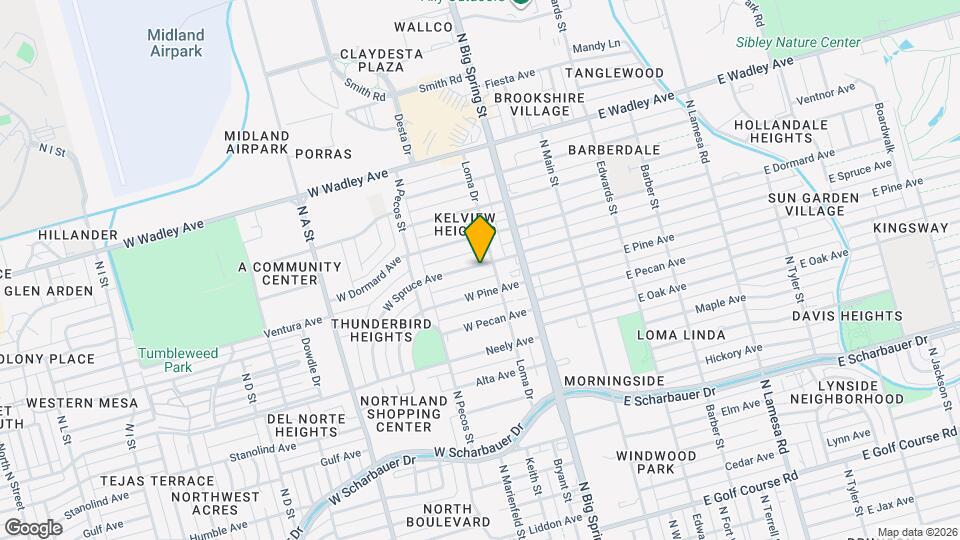405 W Spruce Ave Mapa y Detalles de la Ubicación