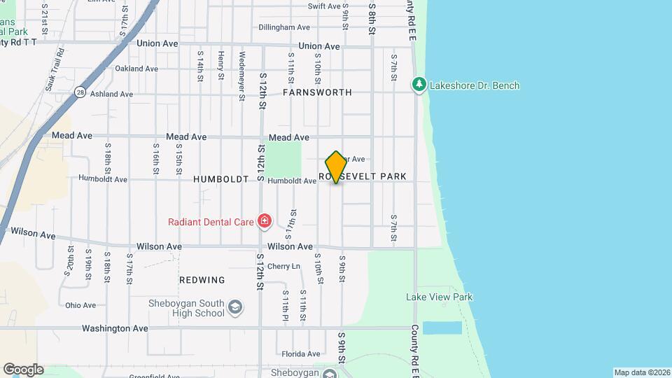 2712 S 9th St Map and Location Details