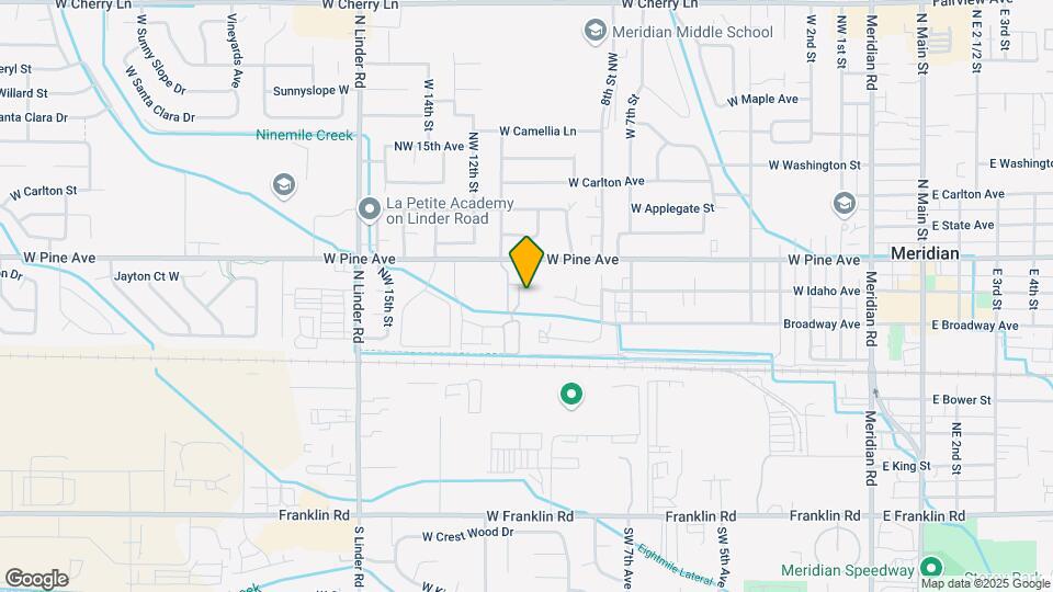 1033 W Pine Ave Map and Location Details