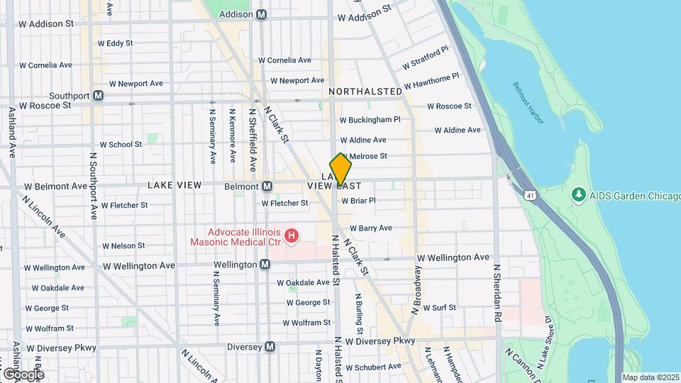 3155 N Halsted St, Unit 2 Map and Location Details