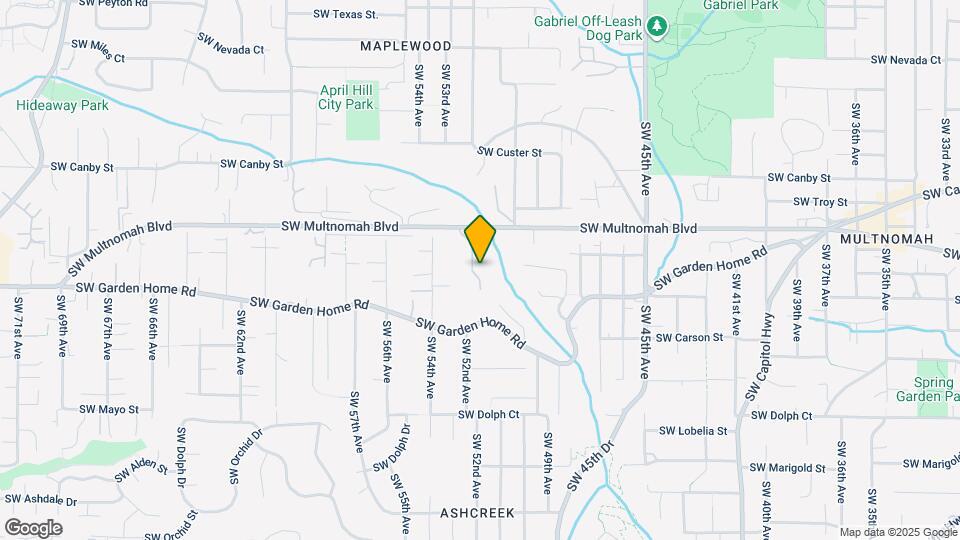 5142 SW Multnomah Blvd Map and Location Details