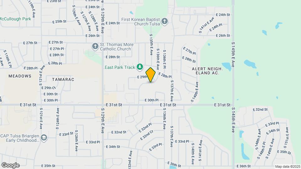 13240 E 29th Pl Map and Location Details