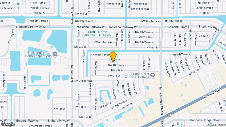 411 NW 4th Terrace Map and Location Details