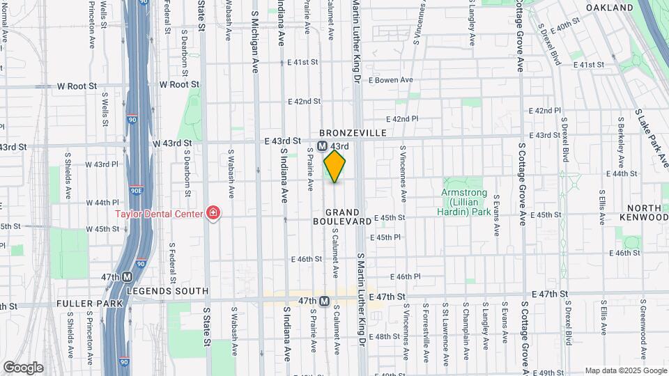 4408 S Calumet Ave Map and Location Details