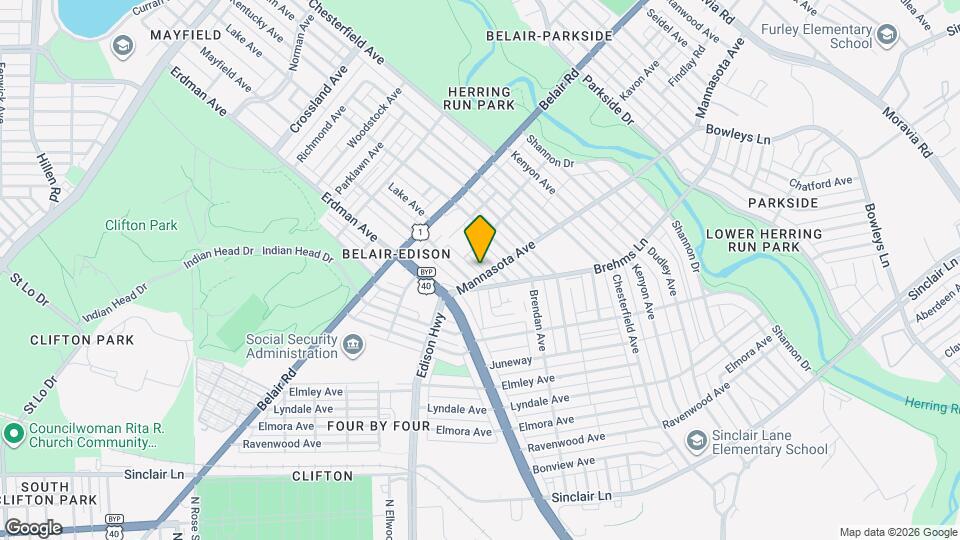 3406 Mannasota Ave Map and Location Details