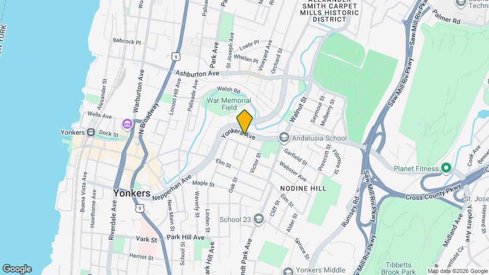 40 Yonkers Ave Map and Location Details