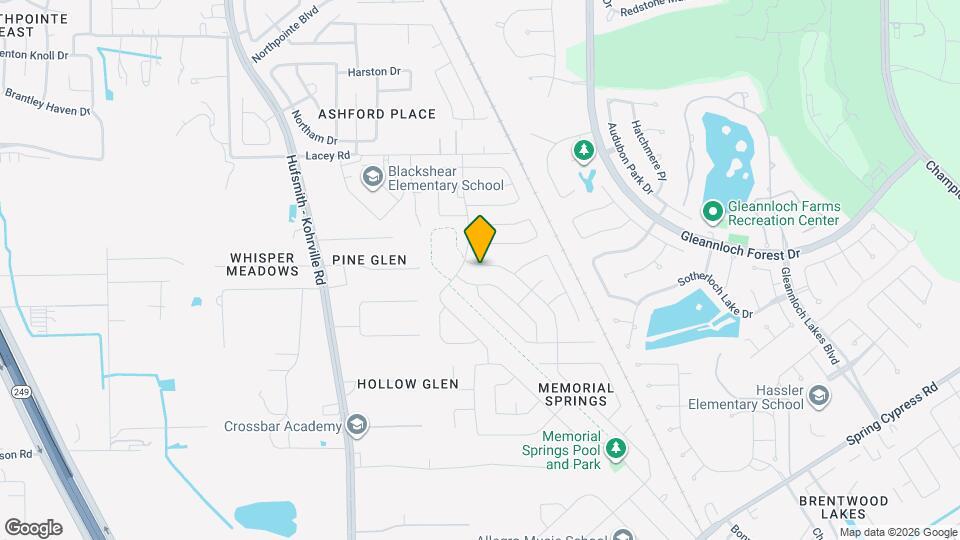 18535 Melissa Springs Dr Map and Location Details