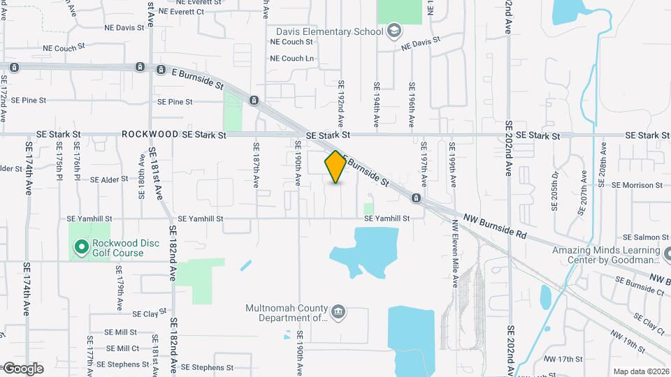 19153 SE Yamhill St Map and Location Details