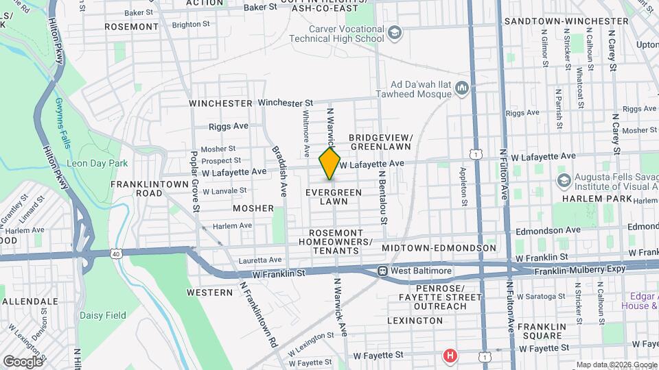 2599 Calverton Heights Ave Map and Location Details