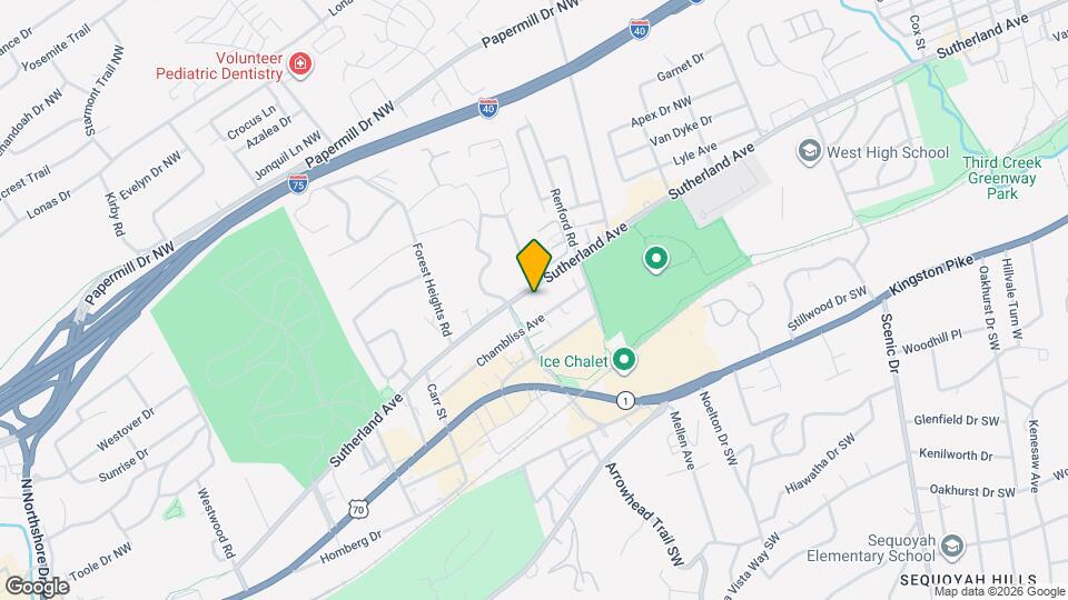 3820 Sutherland Ave Map and Location Details