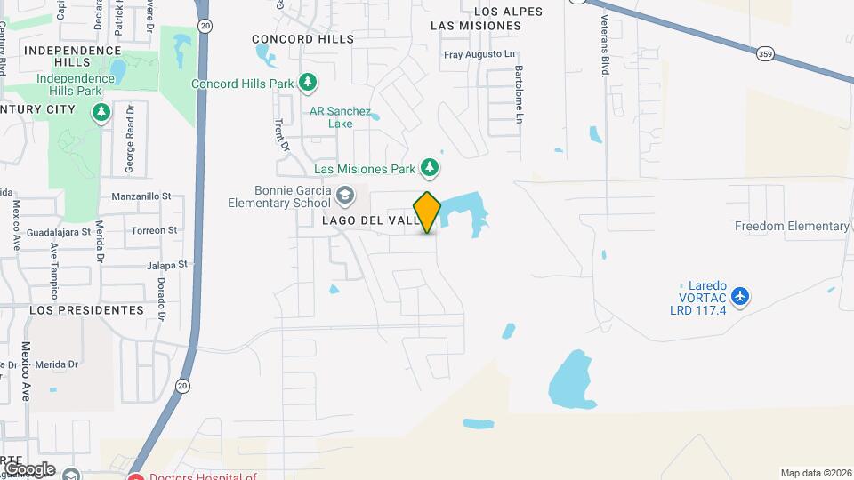 5537 Lago Del Valle Dr Mapa y Detalles de la Ubicación