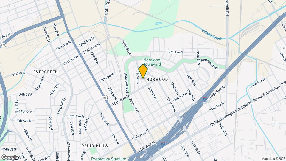 1516 30th St N Map and Location Details