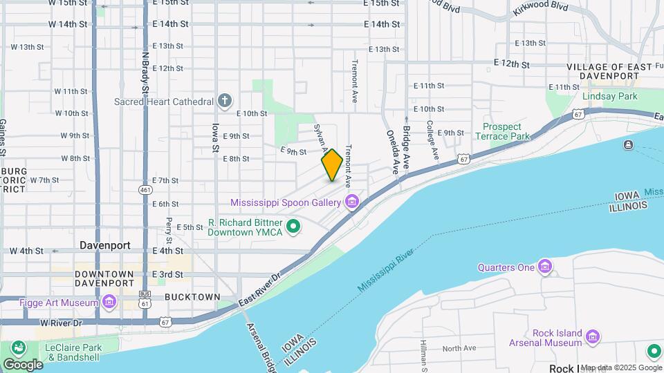 818 Charlotte St Mapa y Detalles de la Ubicación