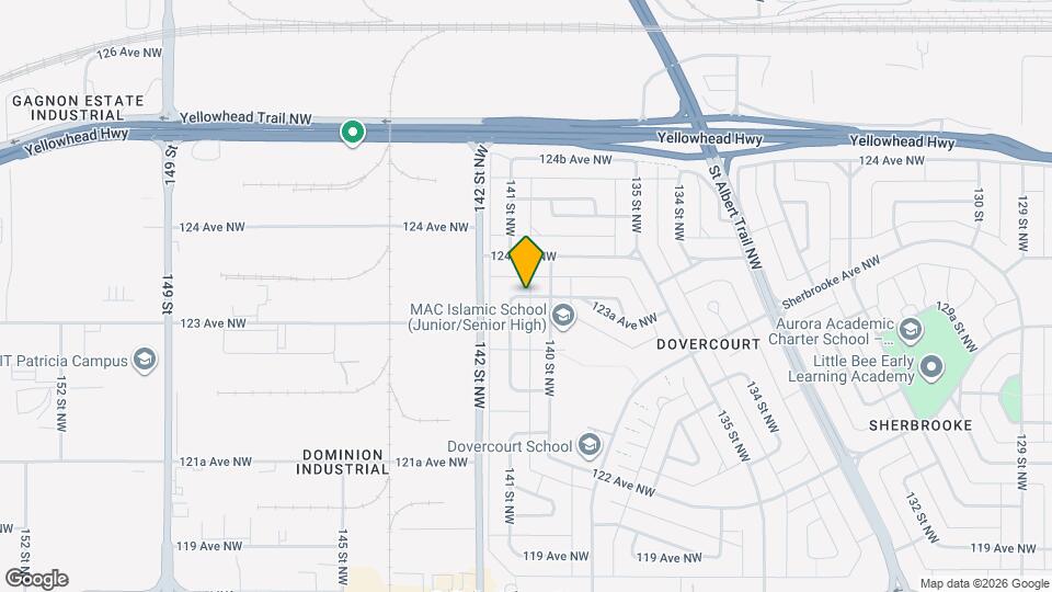 14002 123a Ave NW Map and Location Details