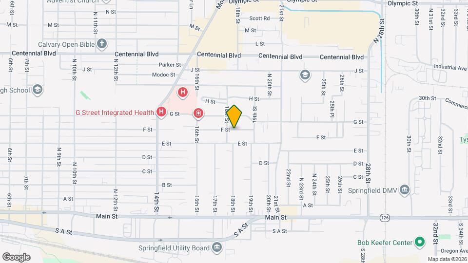 1835 F St Map and Location Details