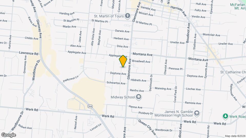 3310 Stanhope Ave Map and Location Details